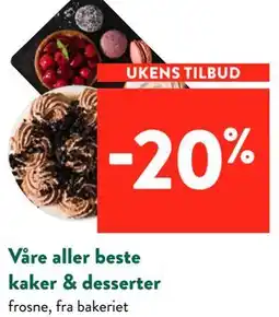 Jacobs Våre aller beste kaker & desserter tilbud