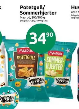 Joker Potetgull/ Sommerhjerter tilbud