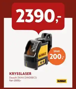 Byggmakker KRYSSLASER tilbud