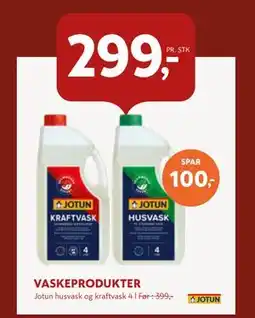 Byggmakker VASKEPRODUKTER tilbud