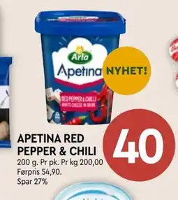 Coop Mega APETINA RED PEPPER & CHILI tilbud