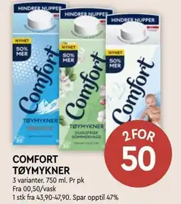 Coop Mega COMFORT TØYMYKNER tilbud