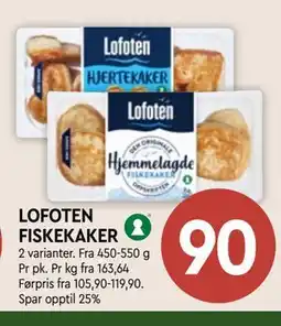 Coop Mega LOFOTEN FISKEKAKER tilbud