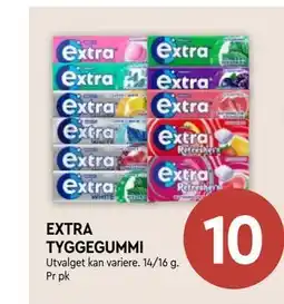 Coop Mega EXTRA TYGGEGUMMI tilbud
