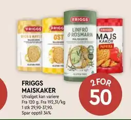 Coop Mega FRIGGS MAISKAKER tilbud