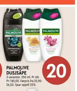 Coop Mega PALMOLIVE DUSJSÅPE tilbud