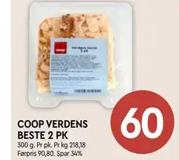 Coop Mega COOP VERDENS BESTE 2 PK tilbud