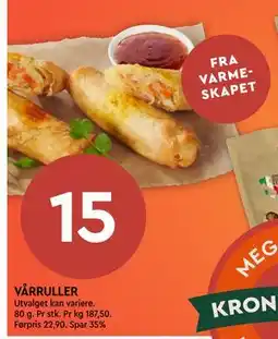 Coop Mega VÅRRULLER tilbud