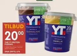 Coop Mega TINE YT PROTEINPUDDING tilbud