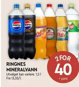 Coop Mega RINGNES MINERALVANN tilbud