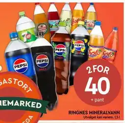 Coop Mega RINGNES MINERALVANN tilbud