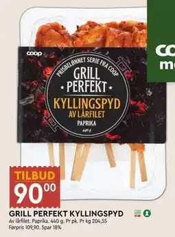 Coop Mega GRILL PERFEKT KYLLINGSPYD tilbud
