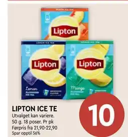 Coop Mega LIPTON ICE TE tilbud
