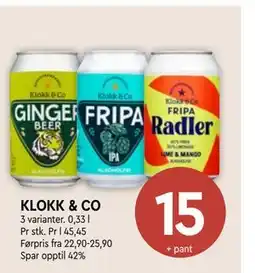 Coop Mega KLOKK & CO tilbud