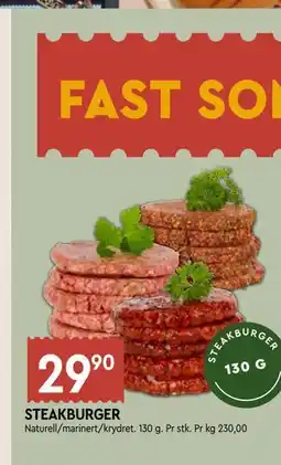 Coop Mega STEAKBURGER tilbud