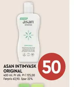Coop Mega ASAN INTIMVASK ORIGINAL tilbud