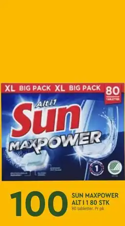 Coop Mega SUN MAXPOWER ALT I 1 80 STK tilbud