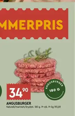 Coop Mega ANGUSBURGER tilbud