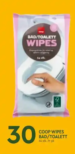 Coop Mega COOP WIPES BAD/TOALETT tilbud
