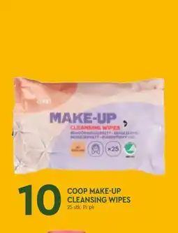 Coop Mega COOP MAKE-UP CLEANSING WIPES tilbud