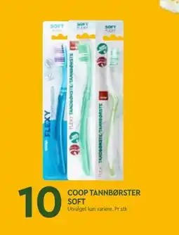 Coop Mega COOP TANNBØRSTER SOFT tilbud
