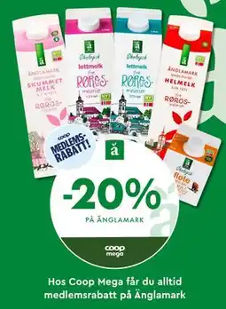Coop Mega 20% PÅ ÄNGLAMARK tilbud