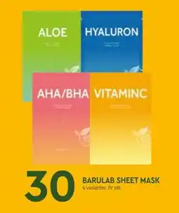 Coop Mega BARULAB SHEET MASK tilbud