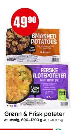 Spar Grønn & Frisk poteter tilbud