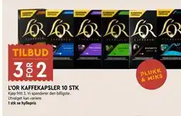 Coop Mega L’OR KAFFEKAPSLER 10 STK tilbud