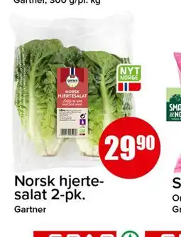 Spar Norsk hjertesalat 2-pk tilbud