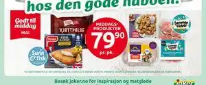 Joker MIDDAGSPRODUKTER tilbud