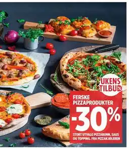Meny FERSKE PIZZAPRODUKTER tilbud