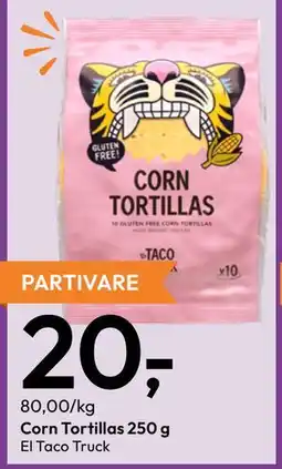 Gigaboks Corn Tortillas 250 g tilbud
