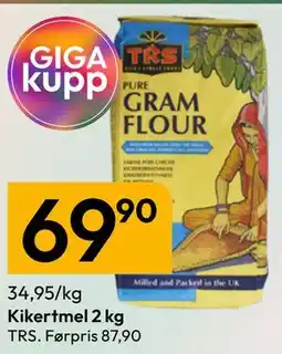 Gigaboks Kikertmel 2 kg tilbud