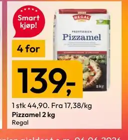 Gigaboks Pizzamel 2 kg tilbud