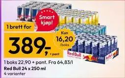Gigaboks Red Bull 24 x 250 ml tilbud