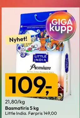 Gigaboks Basmatiris 5 kg tilbud
