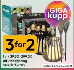 Gigaboks All utebelysning tilbud