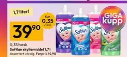 Gigaboks Softlan skyllemiddel 1,7 l tilbud