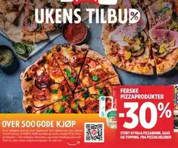 Meny Ferske pizzaprodukter tilbud