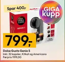 Gigaboks Dolce Gusto Genio S tilbud