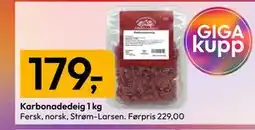 Gigaboks Karbonadedeig 1 kg tilbud