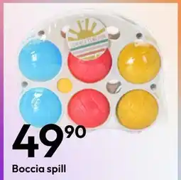 Gigaboks Boccia spill tilbud