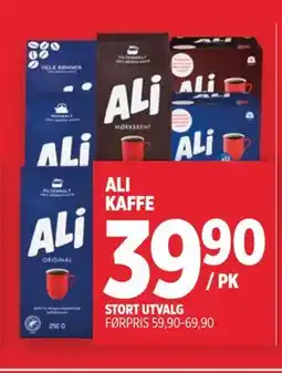 Meny ALI KAFFE tilbud