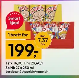 Gigaboks Solrik 27 x 250 ml tilbud