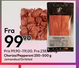 Gigaboks Chorizo/Pepperoni 250–500 g tilbud