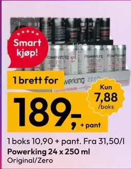 Gigaboks Powerking 24 x 250 ml tilbud