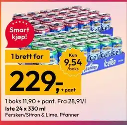 Gigaboks Iste 24 x 330 ml tilbud