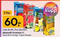 Gigaboks Alkoholfri fruktmix 1 l tilbud