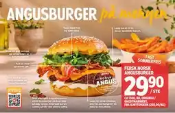 Meny FERSK NORSK ANGUSBURGER tilbud